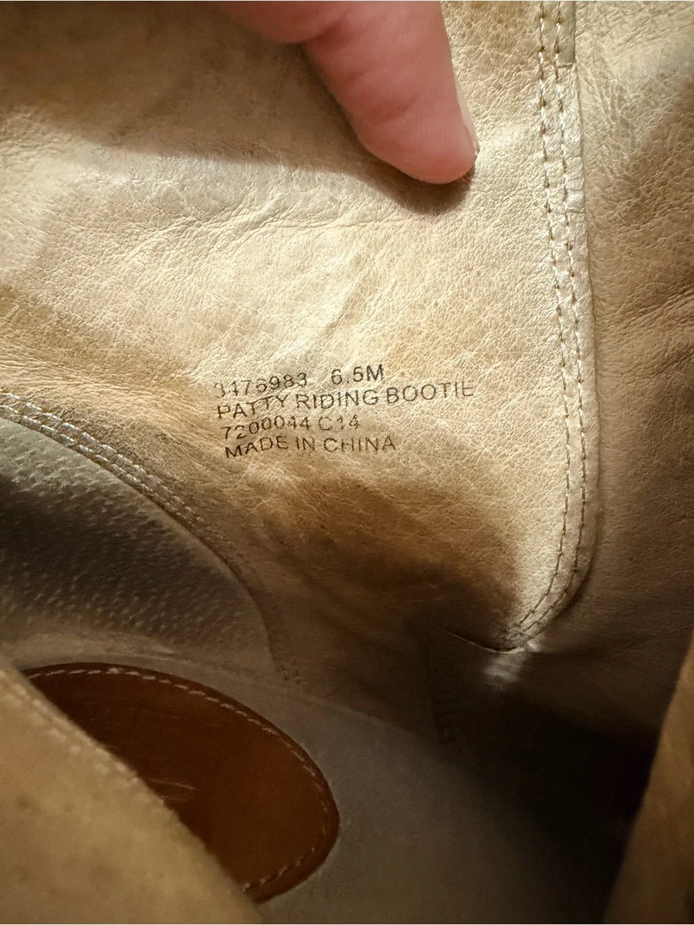 Frye Cognac Leather Buckle Ankle Booties